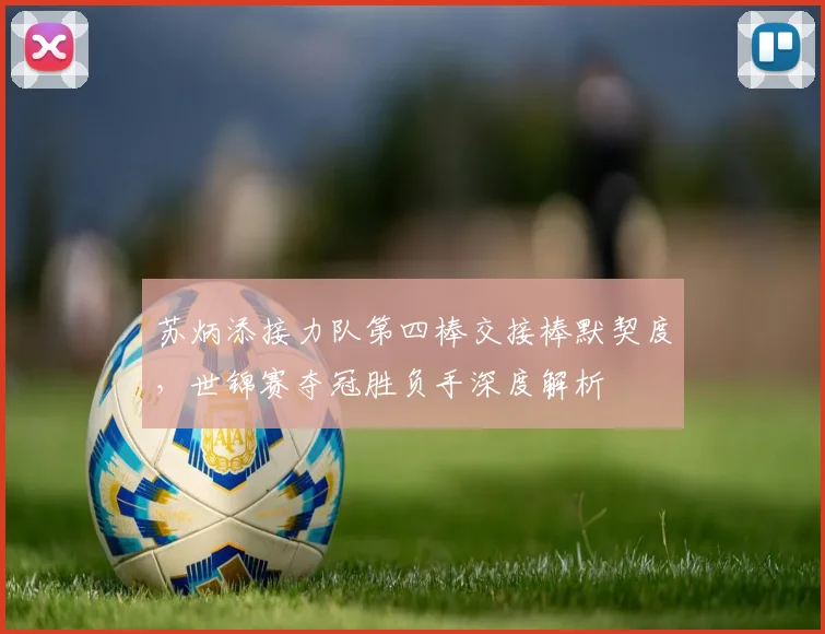 苏炳添接力队第四棒交接棒默契度，世锦赛夺冠胜负手深度解析